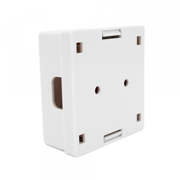 Розетка RITAR UTP 8P8C RJ45 2 порт Cat-6, накладна біла Q400