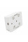 Розетка RITAR FTP 8P8C RJ45 1 порт Cat-5, накладна біла Q500