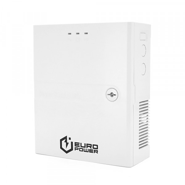 ДБЖ 12V/3A EuroPower EP-UPS-1203(P), під акб GEL/AGM - 12V/7A, струм заряду - 13,8V/0.65A, пластик, 228х195х78 mm