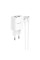 Набір BOROFONE BA53A СЗУ 2xUSB+ кабель Type-C, 2.1A, 1м, White, Blister-box
