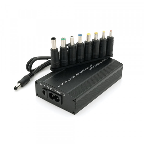 Універсальний БЖ 120W, корпус - метал, ручне регулювання, 8 роз'ємів, + прикурювач, Box