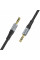 Кабель HOCO UPA26 DC3.5 тато-тато 1.0м, круглий в обплетенні, Black, Box