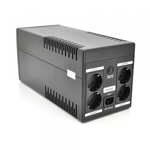 ДБЖ Ritar RTP1200 (720W) Proxima-L, LED, AVR, 3st, 4xSCHUKO socket, 2x12V7Ah, plastik Case ( 340 x 140 x 160 ) Q2