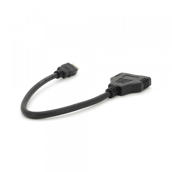 Розгалужувач HDMI 1=>2 порти, 1080P, кабель 30см, OEM