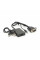 Конвертер VGA(тато) на HDMI (мама) 10cm + AUDIO, Black, 4K/2K, Blister Q200