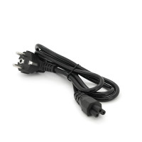 Кабель живлення Schuko PC-186 CEE7 / 17-IEC C5, 1.2M, 0.75mm, для ноутбука, OEM Q25 /300