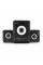 Колонки Kisonli U-2800BT, 5W+2x3W, USB/TF/BT/FM/AUX, із сабвуфером, DC: 5V, Black, BOX, Q30