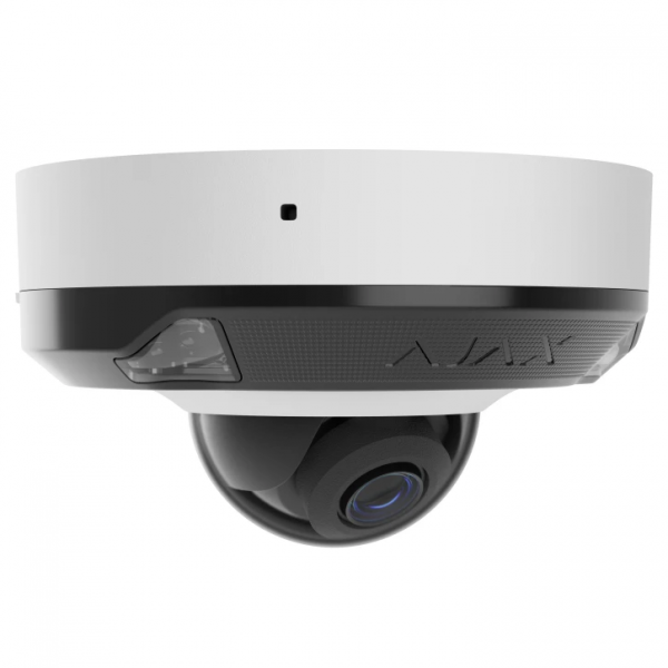 5 Mp IP охоронна відеокамера з гібридним підсвічуванням Ajax DomeCam Mini HL (5 Mp/2.8 mm) White