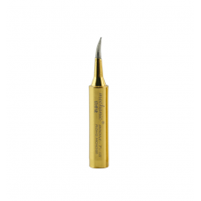 Жало для паяльника MECHANIC MCN 900M-T-IS 4*6,3mm, мідь, гальванічне покриття (gl), висока теплопровідність, швидке нагрівання, широкий MCN конус гнутий