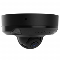 5 Mp IP охоронна відеокамера з гібридним підсвічуванням Ajax DomeCam Mini HL (5 Mp/4 mm) Black