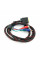 Кабель VGA (тато)-3RCA (тато) 1.5m, Black/Red, обплетення, пакет