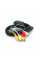 Кабель Merlion SCART (тато) -6RCA (тато), 1,5m, Q100