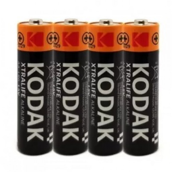 Батарейка лужна KODAK XTRALIFE LR06, АА, 4шт в shrink, ціна за shrink