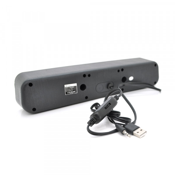 Колонки 2.0 Kisonli i-570, для ПК і ноутбука, USB + 3.5mm, 2x3W, 20Hz- 20KHz, Black, BOX, Q40