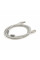 Кабель USB 2.0 AM/BM, 3.0m, 2 ферити, прозорий