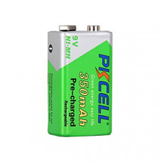Акумулятор PKCELL 9V/350mAh, крона, NiMH Rechargeable Battery, 1 штука у блістері ціна за блістер Q10