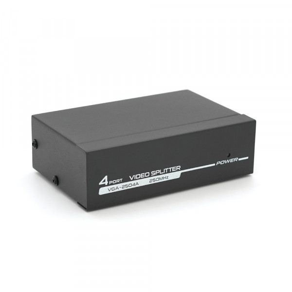 Активний спліттер VGA сигналу KV-FJ2504S 150MHz 4 Port, DC5V/2A