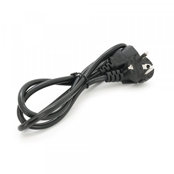 Кабель живлення Schuko PC-186 CEE7 / 7-C13, 1.2M, 0.75mm OEM (євровилка) Q25 / 300