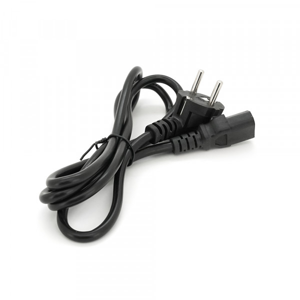 Кабель живлення Schuko PC-186 CEE7 / 7-C13, 1.5M, 0.75mm, OEM (євровилка) Q25 / 250