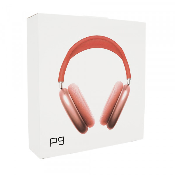 Бездротові навушники Bluetooth Macaron P9, Red