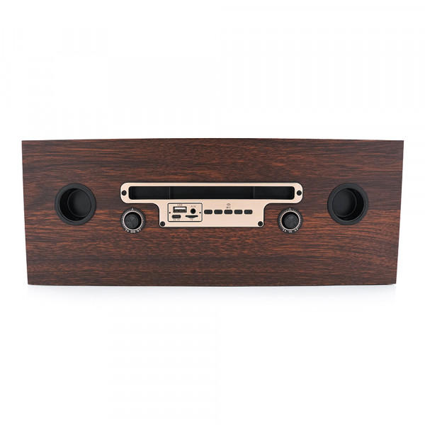 Колонка Kisonli G102 Bluetooth 5.3,Two microphone, 2х8W, 1800mAh, USB/TF/BT/AUX, DC: 5V, BOX, Brown, Q8