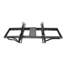Кронштейн для TV MERLION ML-BR4565A, SPCC, 32"-40"-65", до 45кг, VESA 600х400mm, кут нахилу ±15°, 65mm до стіни Q6