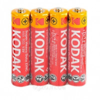 Батарейка сольова KODAK Super Heavy Duty R3, ААА, 4шт в shrinkі, ціна за shrink