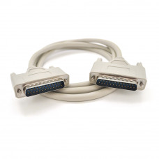 Кабель LPT DB25 M-M, 25Pin, 1.5m, сірий, OEM, Q25