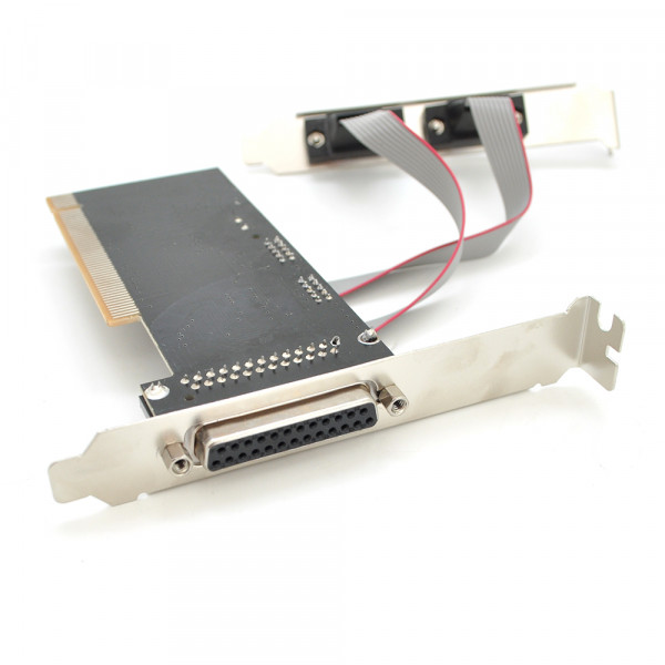 Контролер PCI-E=>2xRS232(9Pin)+LPT(25Pin), TX382A, BOX