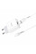 Набір СЗУ 110-240V HOCO C81A 1xUSB+ кабель Micro, 2.1A, кабель 1м, White, Blister