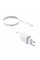 Набір СЗУ 110-240V HOCO C81A 1xUSB+ кабель Type-C, 2.1A, кабель 1м, White, Blister
