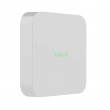 Мережевий відеореєстратор Ajax NVR DC (8ch) white, роздільна здатність до 4К, підтримка ONVIF/RTSP, декодування H.265/H.264, ємність до 16Тб