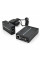 Активний подовжувач VGA сигналу до 300m по витій парі Cat5e / 6e, 1080P, Black, BOX