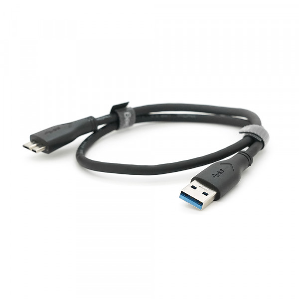 Кабель VEGGIEG V-U318, Usb 3.0 AM to Micro-B Black 0.5m, для жорстких дисків