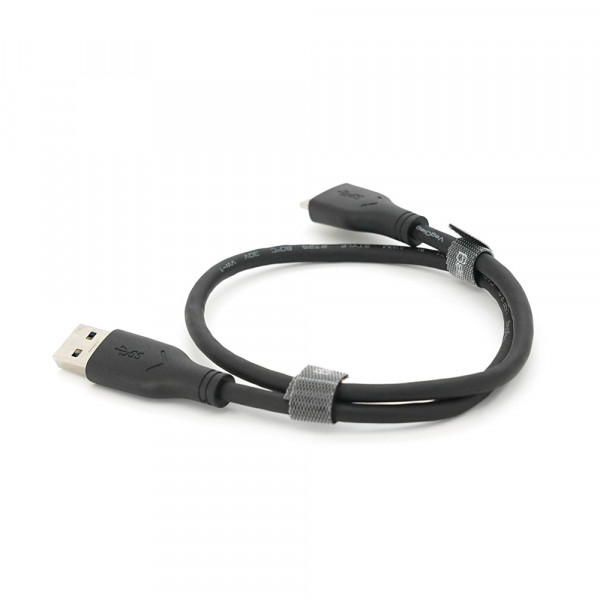 Кабель VEGGIEG V-U318, Usb 3.0 AM to Micro-B Black 0.5m, для жорстких дисків