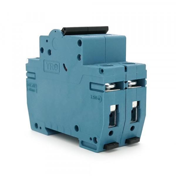 Автоматичний вимикач постійного струму YRO YRL7-63DC 2P 40A DC550V 6kA, DIN, 80*36*44.8mm