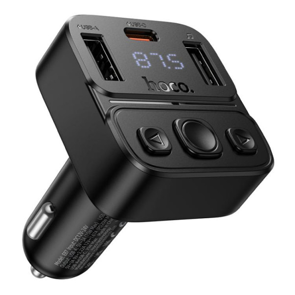 FM-модулятор HOCO E87, Black, Box