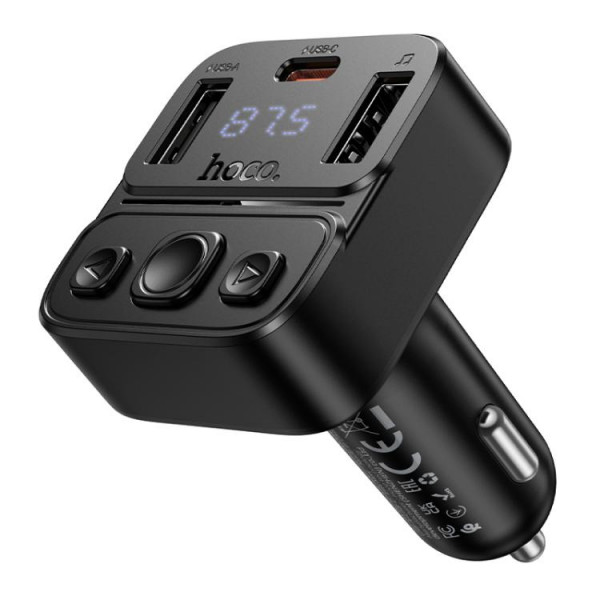 FM-модулятор HOCO E87, Black, Box