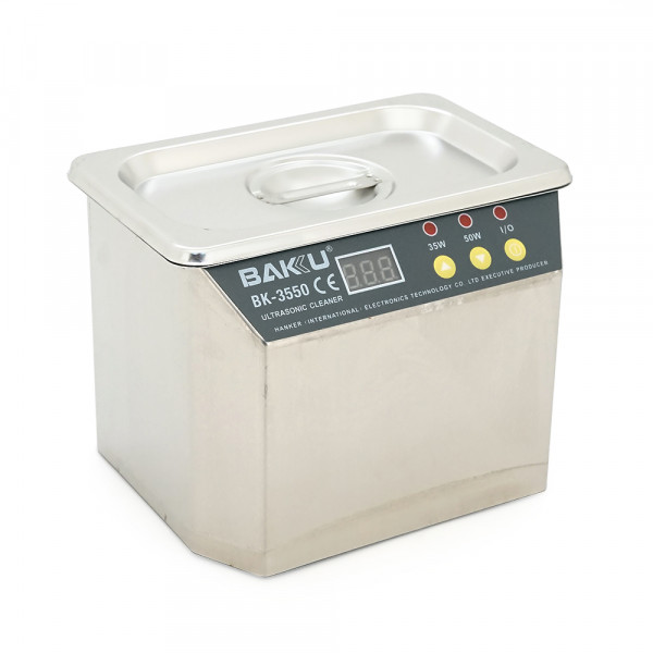 Ультразвукова ванна BAKKU BK3550 Два режими роботи (30W та 50W), металевий корпус, металева кришка