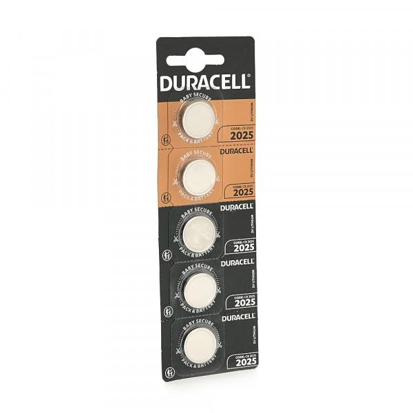 Батарейка літієва DURACELL DL2025, 5шт у блістері, ціна за блістер