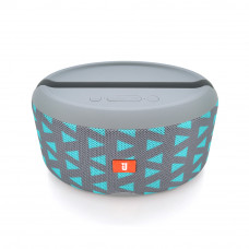 Колонка F22 Bluetooth 4.1 до 10m, 2х4W, 4Ω, 1200mAh, ≥90dB, TF card/USB, DC 5V, Blue-grey