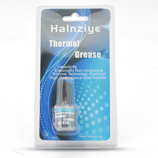 Паста термопровідна HY-STG810 6g, пляшка, Grey,> 4,63W / m-K, <0.0087 ° C-in² / W, -30 ° ≈280 °, Блистер Q20