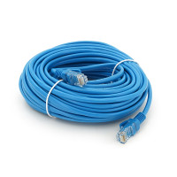 Патч-корд литий RITAR, CCA, UTP, RJ45, Cat.5e, 20m, синій