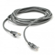 Патч-корд литий RITAR, CCA, UTP, RJ45, Cat.5e, 2m, сірий Q750