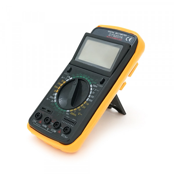Мультиметр DT-9207A, Вимірювання: V, A, R, C, T, 183 х 90 х 30mm, 318г, Q50