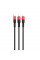 Кабель HOCO X26 USB-1 3 in 1 Micro/Iphone/Type-C, 2A, довжина 1м, Black/Red, Box
