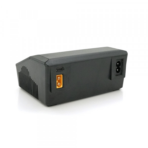 Зарядний пристрій ToolkitRC M6DAC два канала по 350Вт, тип АКБ LiPo, LiHv, Li-ion, NiMh, LiFe, Pb, USB iнтерфейс, XT60, вхiд 7-28В,AC 100-240В, вага 520г