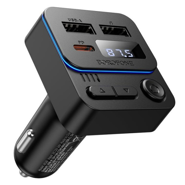FM- модулятор Borofone BC60, Black, Box