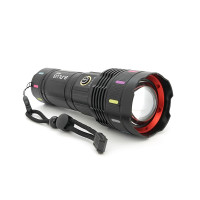 Ліхтар пошуковий BP-9600 LED PM60, 5 режимів, живлення від 3*18650, IP65, кабель USB, 210х100х70мм, 0,686кг, Black, BOX