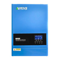 Гібридний інвертор ANENJI ANJ-6200W-48V-WIFI, 6200W, 48V, charge 80A(max), 170-280V, МРРТ60-500VDC, RS485. RS232, WiFi,  482x290x113mm, 10 kg, Q1